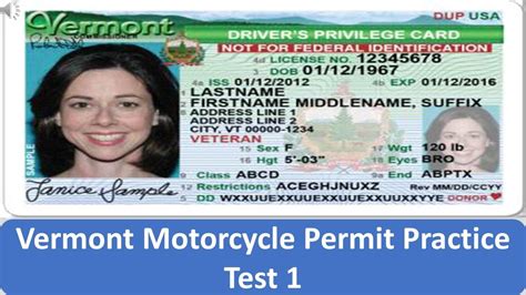 vermont motorcycle permit practice test